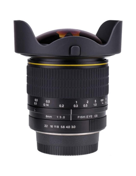 Lente Ojo de Pez JINTU 8mm f3.0 para Canon SLR Lente Ojo de Pez JINTU 8mm f3.0 para Canon SLR