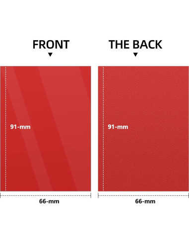 Fundas para Cartas Mlikero 1000 Unidades 66x91mm 10 Colores