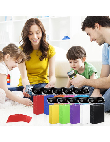 Fundas para Cartas Mlikero 1000 Unidades 66x91mm 10 Colores