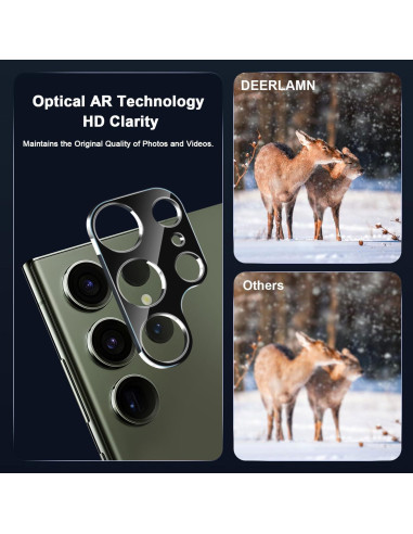 Protector de Lente de Cámara DEERLAMN para Samsung Galaxy S24 Ultra