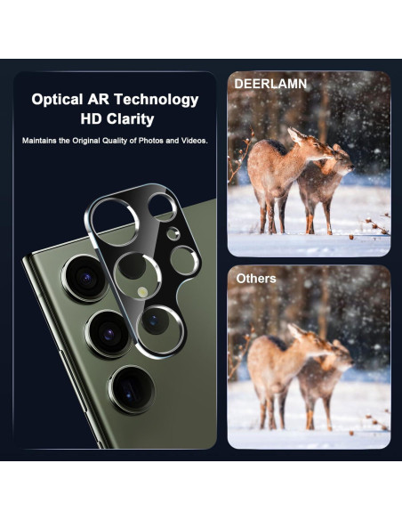 Protector de Lente de Cámara DEERLAMN para Samsung Galaxy S24 Ultra Protector de Lente de Cámara DEERLAMN para Samsung Galaxy S24 Ultra