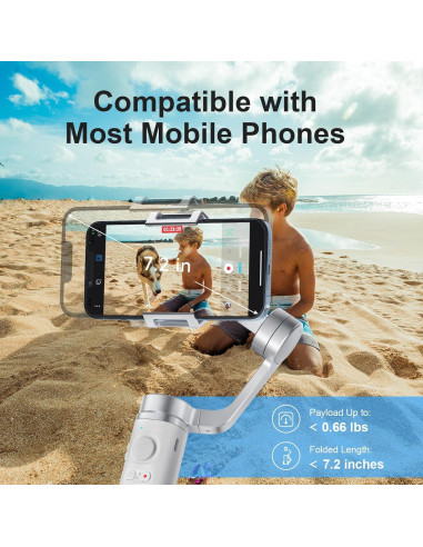 Gimbal de 3 ejes FUNSNAP Capture Pi para iPhone y Android
