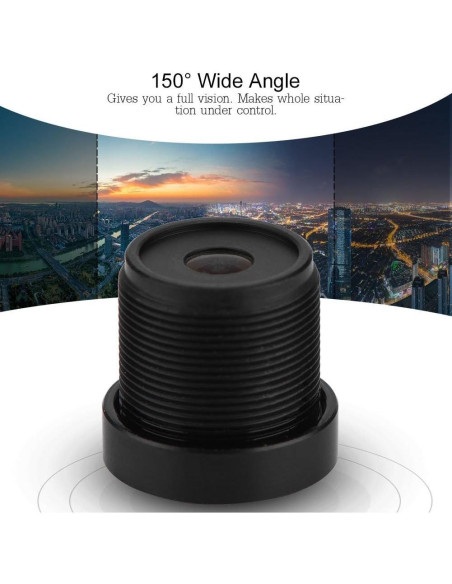 Lente Ojo de Pez 2.1mm Sonew para Cámara IP CCD 1/3'' 1/4'' Lente Ojo de Pez 2.1mm Sonew para Cámara IP CCD 1/3'' 1/4''