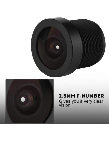Lente Ojo de Pez 2.1mm Sonew para Cámara IP CCD 1/3'' 1/4'' Lente Ojo de Pez 2.1mm Sonew para Cámara IP CCD 1/3'' 1/4''