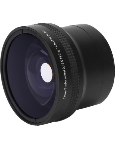 Lente Ojo de Pez 58mm 0.25x BROLEO con Macro y Funda