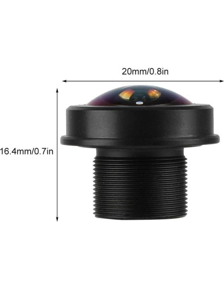 Lente Ojo de Pez 5MP HD ZOPSC 180 Grados para Cámara CCTV Lente Ojo de Pez 5MP HD ZOPSC 180 Grados para Cámara CCTV