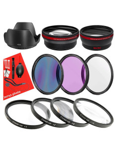 Paquete de Accesorios 67mm para Canon EOS RP - Lente Gran Angular y Telefoto