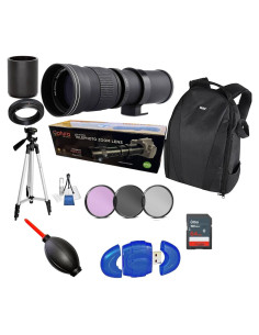 Lente Telefoto Zoom Manual 420-1600mm OPTURA HD para Pentax