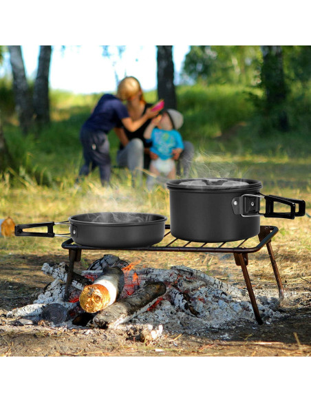 Set de Camping Odoland 16 Piezas con Estufa Plegable Set de Camping Odoland 16 Piezas con Estufa Plegable
