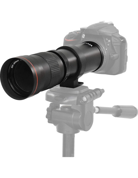 Teleobjetivo Zoom Manual Vivitar 420-800mm f/8.3 para Canon Teleobjetivo Zoom Manual Vivitar 420-800mm f/8.3 para Canon
