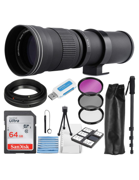 Lente Telefoto Manual 420-800mm f/8 Commander Optics Nikon F Lente Telefoto Manual 420-800mm f/8 Commander Optics Nikon F