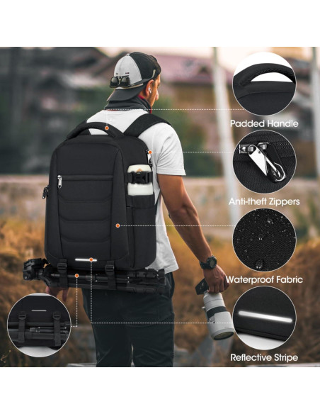 Mochila para cámara SDYSM 5619 Impermeable 30L para DSLR y Laptop 14" Mochila para cámara SDYSM 5619 Impermeable 30L para DSLR y Laptop 14"