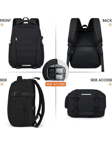 Mochila para cámara SDYSM 5619 Impermeable 30L para DSLR y Laptop 14" Mochila para cámara SDYSM 5619 Impermeable 30L para DSLR y Laptop 14"
