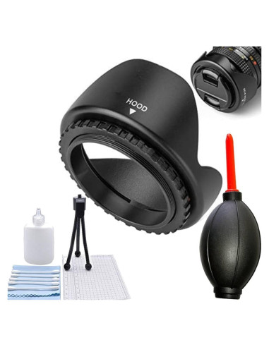 Capucha de lente reversible 67MM OPTURA HD para Canon EF 100mm