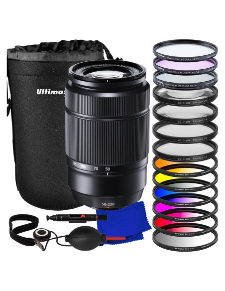 Lente Fujifilm XC 50-230mm f/4.5-6.7 OIS II + Accesorios Lente Fujifilm XC 50-230mm f/4.5-6.7 OIS II + Accesorios