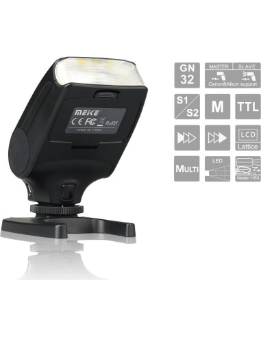 Flash Automático Meike MK-320S para Cámaras Sony MI Hot Shoe