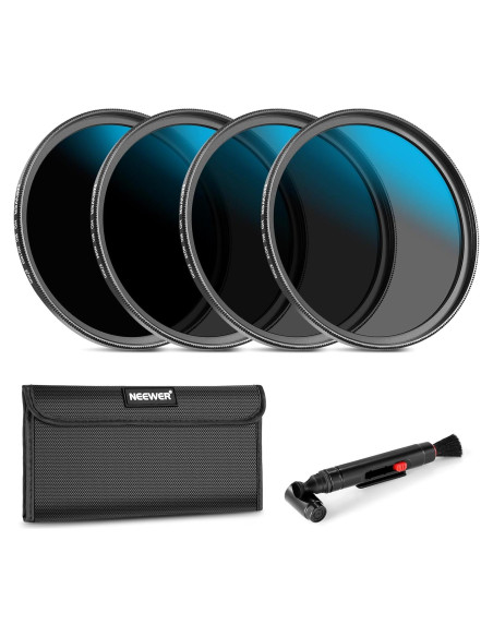 Kit de Filtros ND 67mm NEEWER con Bolígrafos de Limpieza Kit de Filtros ND 67mm NEEWER con Bolígrafos de Limpieza
