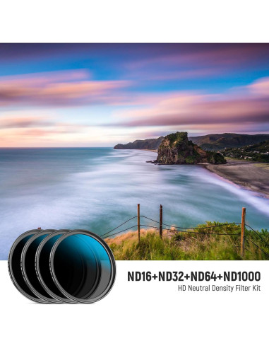 Kit de Filtros ND 67mm NEEWER con Bolígrafos de Limpieza