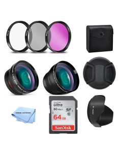 Kit de Filtros 58mm Extreme Len's + Tarjeta 64GB