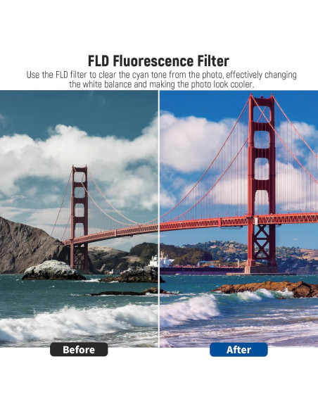 Kit de Filtros UV CPL FLD 58mm Neewer para Cámaras Canon Kit de Filtros UV CPL FLD 58mm Neewer para Cámaras Canon
