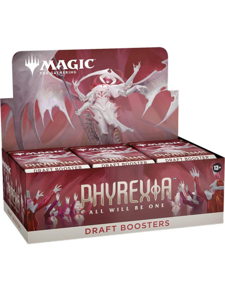 Caja Draft Booster Magic: The Gathering Phyrexia 36 Paquetes Caja Draft Booster Magic: The Gathering Phyrexia 36 Paquetes