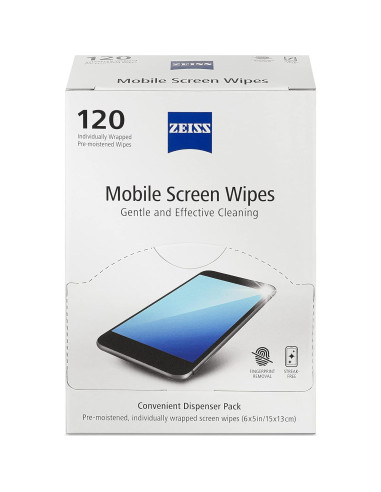 Kit de Limpieza Zeiss: 120 Toallitas + Spray 2x236ml