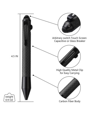 Bolígrafo Cool Hand 5373-CFB-2 Táctico con Stylus
