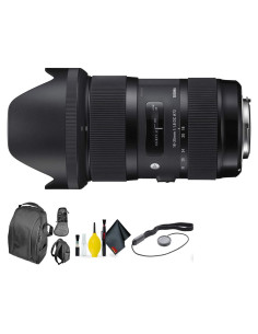 Lente Sigma 18-35mm f/1.8 DC HSM Art para Nikon + Kit Limpieza