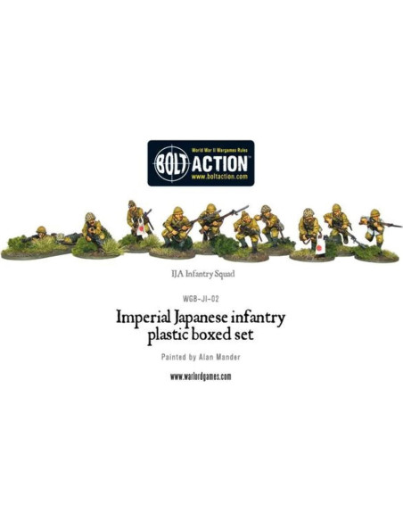 Infantería Japonesa Imperial 1:56 Warlord Games - Miniaturas WWII Infantería Japonesa Imperial 1:56 Warlord Games - Miniaturas WWII