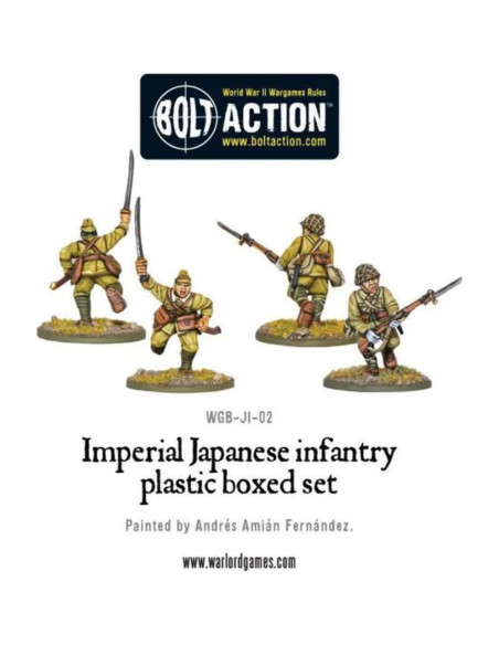 Infantería Japonesa Imperial 1:56 Warlord Games - Miniaturas WWII Infantería Japonesa Imperial 1:56 Warlord Games - Miniaturas WWII