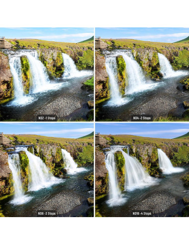 Kit de Filtros ND 72mm NEEWER con Bolígrafo de Limpieza