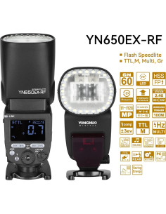 Flash Inalámbrico Yongnuo YN650EX-RF con LED y TTL para Canon 2