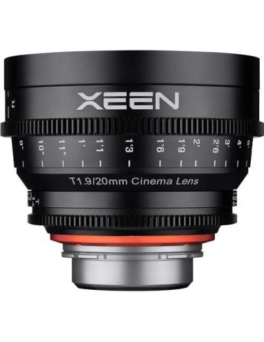 Paquete Lente de Cine XEEN 20mm T1.9 Rokinon + Micrófono Rode + 128GB