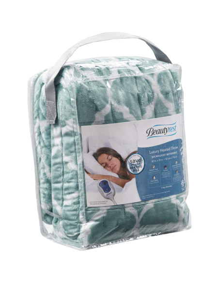 Manta eléctrica Beautyrest 152x178 cm felpa con calor Manta eléctrica Beautyrest 152x178 cm felpa con calor