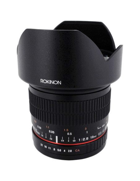 Lente Rokinon 10mm f/2.8 ED AS NCS CS para Fujifilm X Lente Rokinon 10mm f/2.8 ED AS NCS CS para Fujifilm X