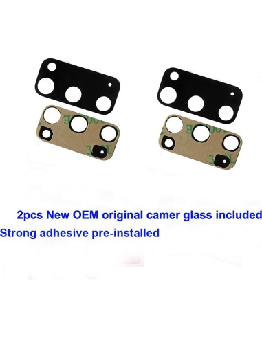 Reemplazo Lente de Cristal Cámara Samsung Galaxy S20 OEM 2pcs
