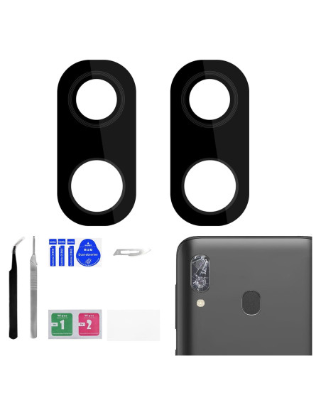 Reemplazo Lente Cámara Trasera Samsung Galaxy A20 + Kit Herramientas Reemplazo Lente Cámara Trasera Samsung Galaxy A20 + Kit Herramientas