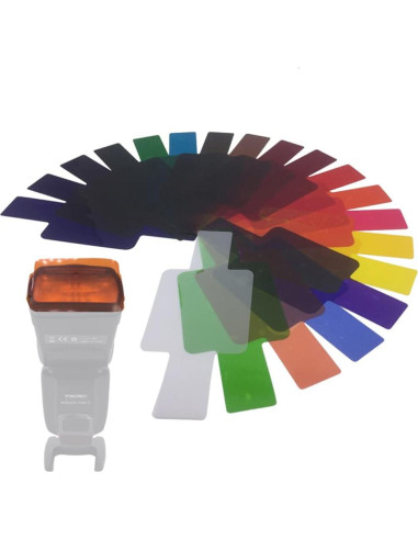 Kit de Filtros de Gel de Color SiGi SG201 - 20 Piezas