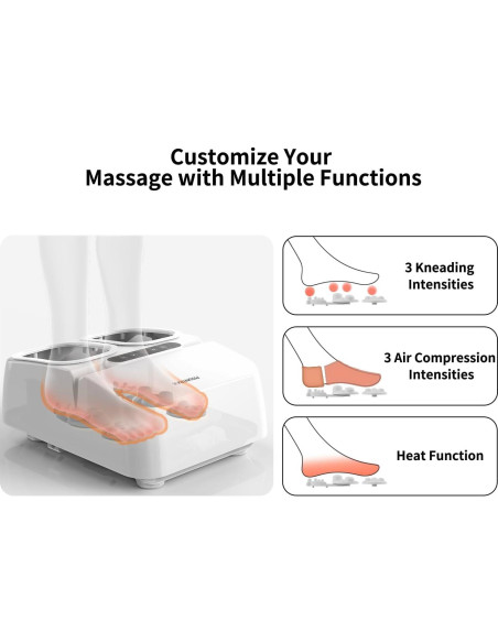 Masajeador de Pies Mountrax FM-003 con Calor y Control Remoto Masajeador de Pies Mountrax FM-003 con Calor y Control Remoto