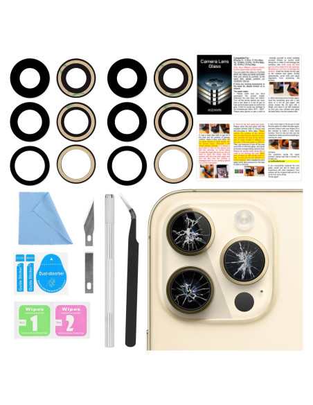Reemplazo Cristal Lente Cámara ASDAWN para iPhone 14 Pro Max Reemplazo Cristal Lente Cámara ASDAWN para iPhone 14 Pro Max