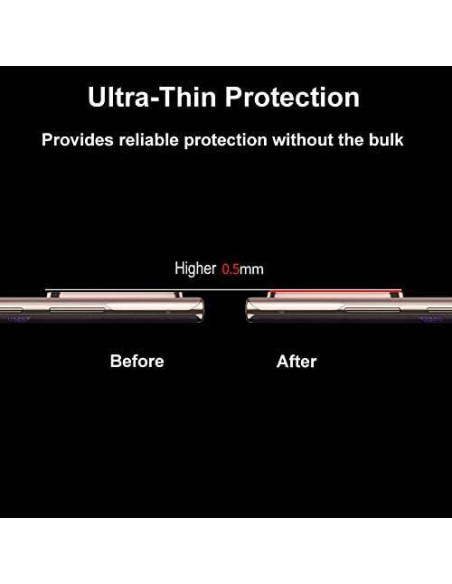 Paquete de 2 Protectores de Lente de Cámara Metal Samsung Note 20 Ultra Paquete de 2 Protectores de Lente de Cámara Metal Samsung Note 20 Ultra