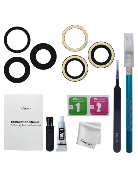 Kits de Reemplazo Cristal Lente Cámara iPhone 16 Pro/Max OEM Kits de Reemplazo Cristal Lente Cámara iPhone 16 Pro/Max OEM