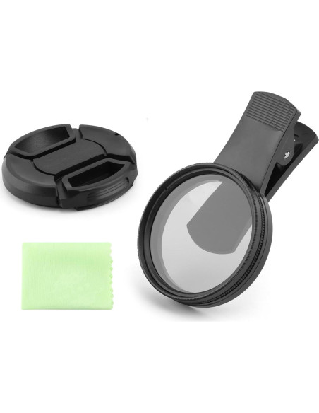 Filtro de lente CPL 52mm JIANWEI para cámara de teléfono - Negro Filtro de lente CPL 52mm JIANWEI para cámara de teléfono - Negro