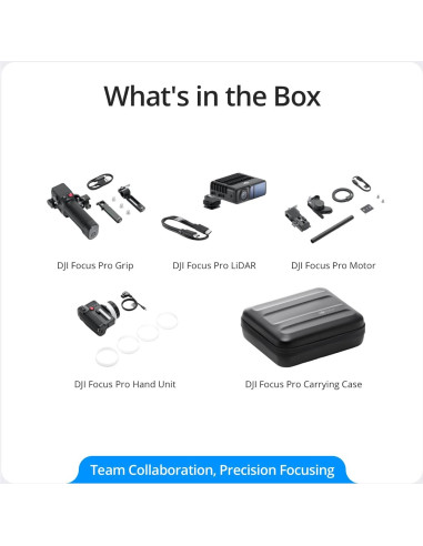 Sistema de Control de Lentes DJI Focus Pro Combo Todo-en-Uno