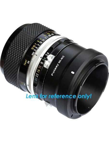 Adaptador de lente Fotasy Nikkor F a Z para cámaras Nikon Z Adaptador de lente Fotasy Nikkor F a Z para cámaras Nikon Z