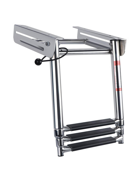 Escalera Plegable de 3 Pasos XinKunmarine Acero Inoxidable Escalera Plegable de 3 Pasos XinKunmarine Acero Inoxidable