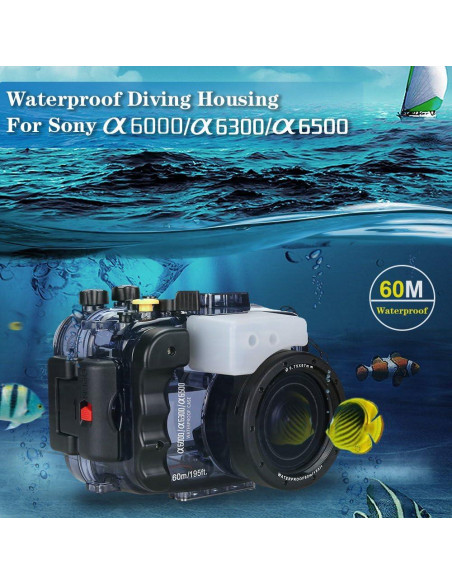 Carcasa Submarina Impermeable Seafrogs para Sony A6000 A6300 A6500 Carcasa Submarina Impermeable Seafrogs para Sony A6000 A6300 A6500
