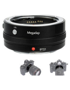 Adaptador Megadap EFTZ21 Canon EF a Nikon Z con Diafragma Automático