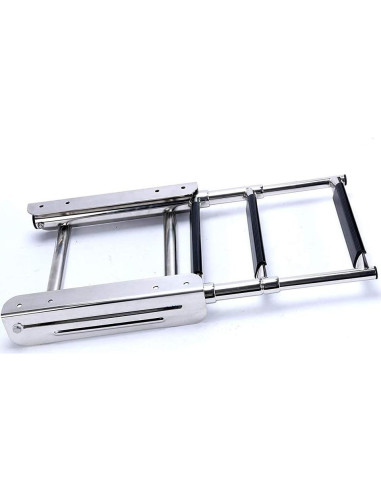 Escalera Plegable de 3 Pasos XinKunmarine Acero Inoxidable