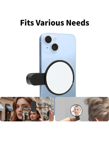 Espejo Compacto para Teléfono Yeecuem con Clip Universal